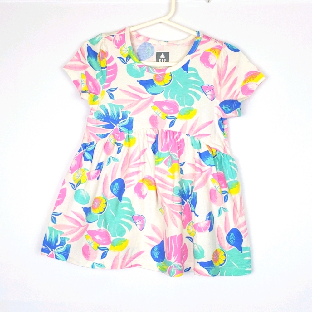 GAP Girls Floral Short Sleeve Top 3Y